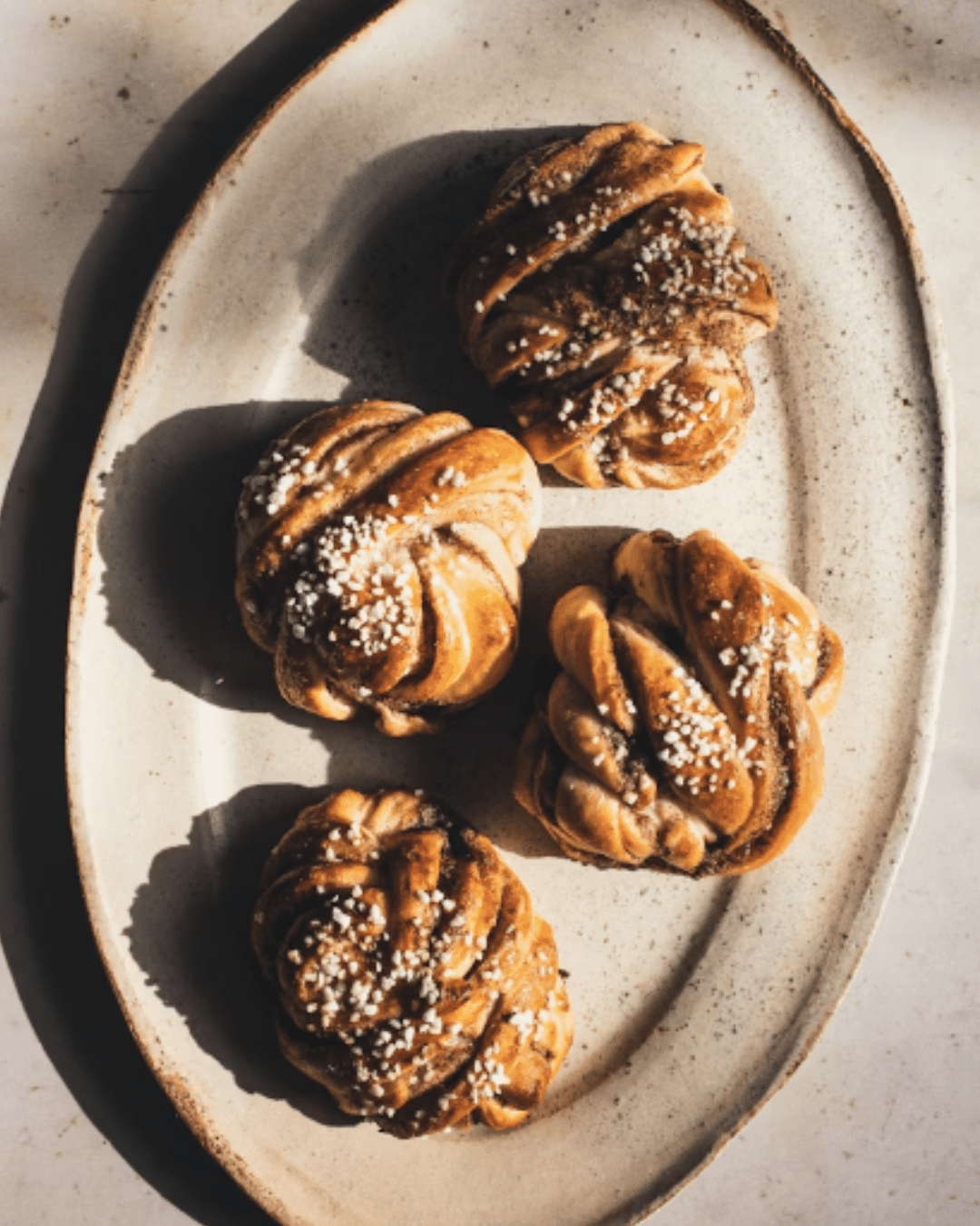 cinnnamon buns tressés