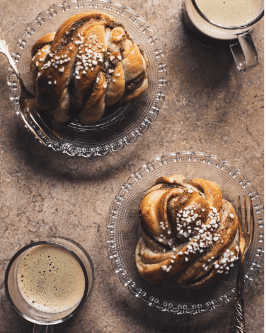 cinnnamon buns tressés