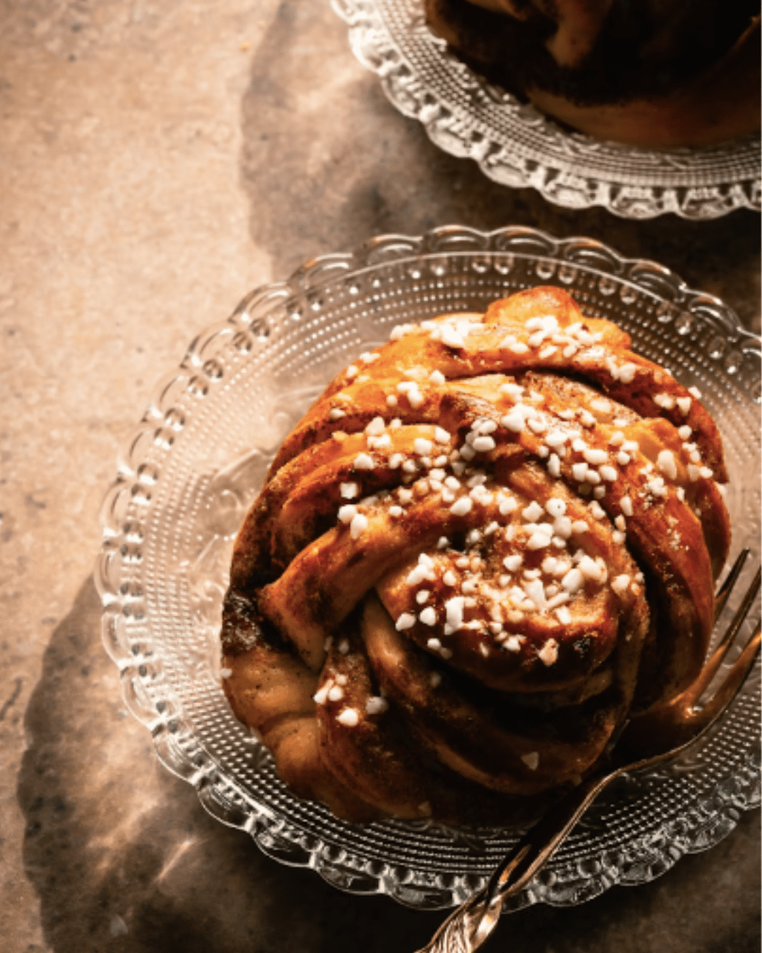 cinnnamon buns tressés