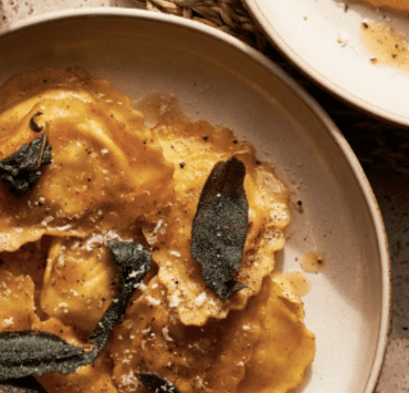 raviolis champignons noix épinards