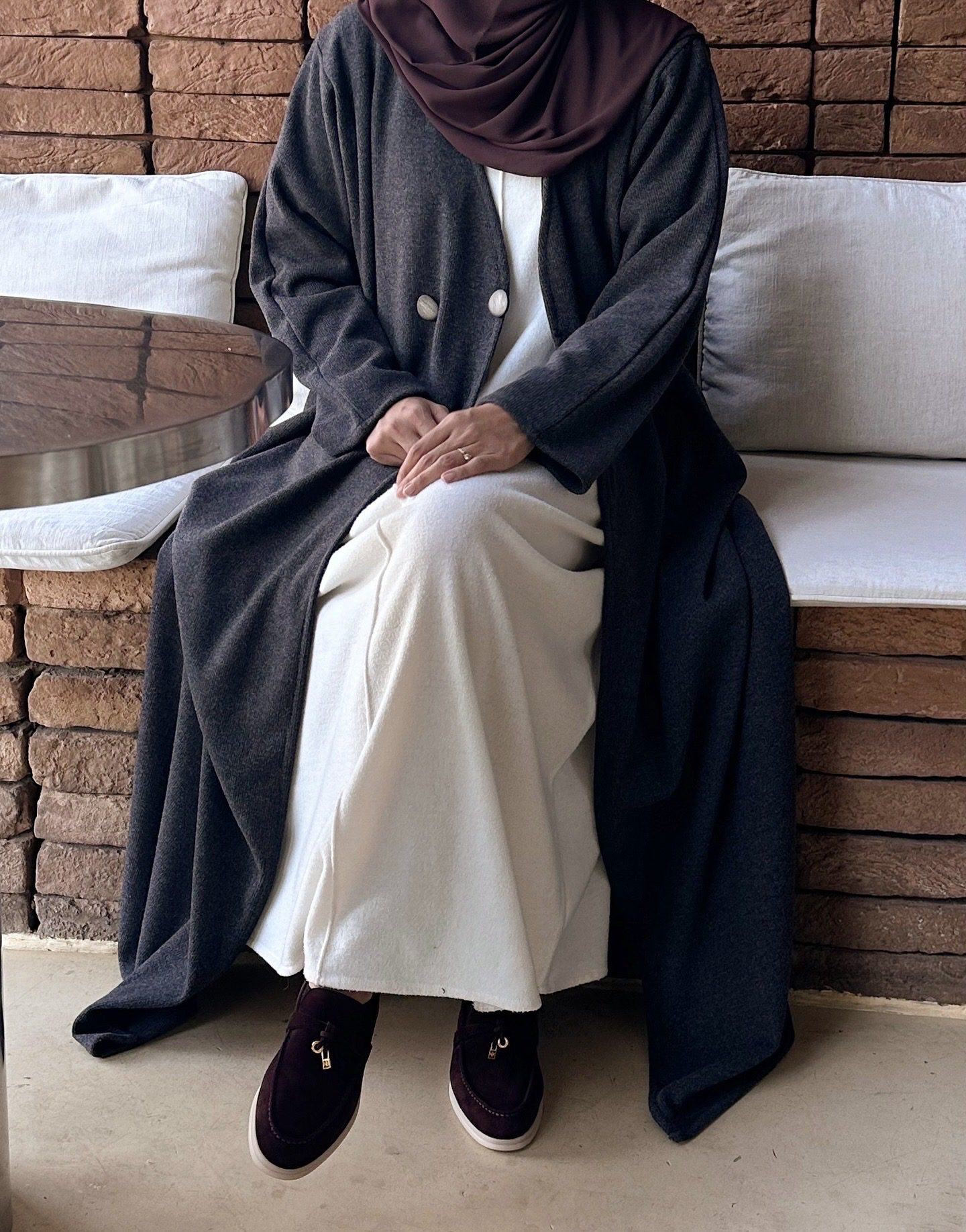 modest fashion intemporelle cardigan Mayla