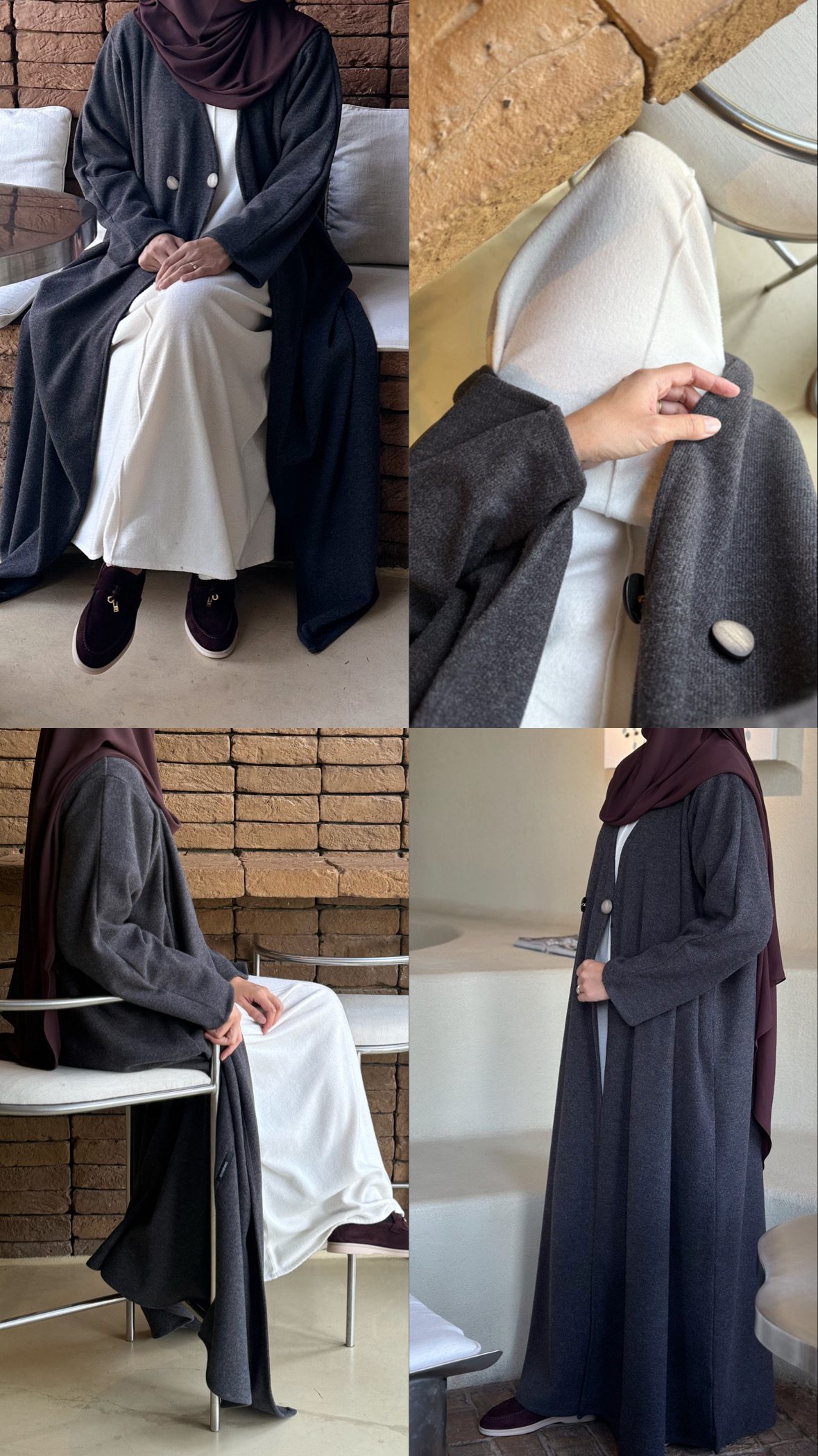 modest fashion intemporelle cardigan Mayla